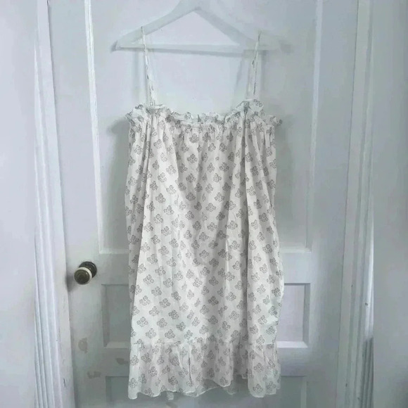 LAUDE the Label Airy Mini Dress - Ivory Block Print NEW WITH TAG Size L - Picture 6 of 6